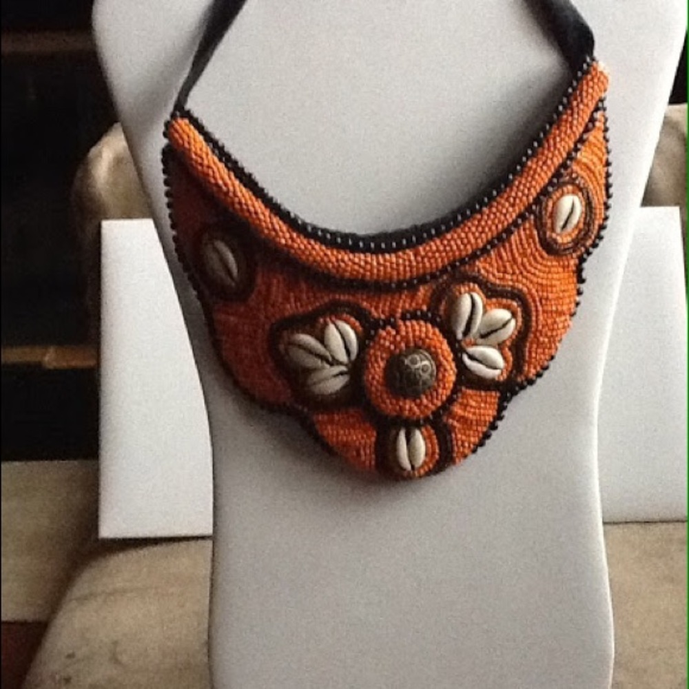 COPY - Beaded bib necklace
